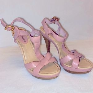 Mauve Strappy Stilettos by JustFab